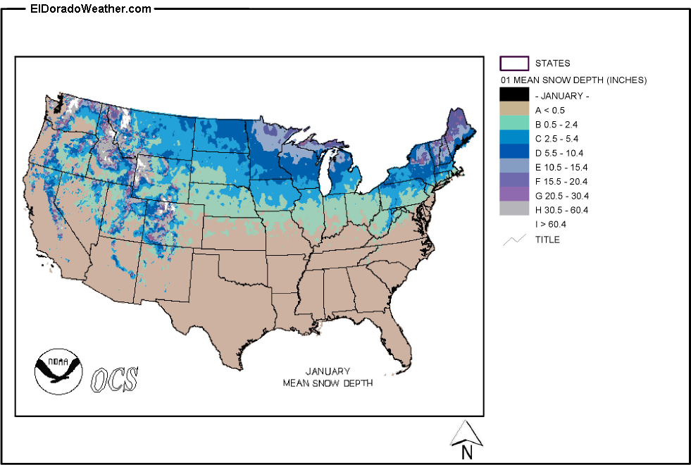 Decoding The US Snowpack Map A Friends Guide January 